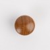 Knob style A 36mm oak lacquered wooden knob